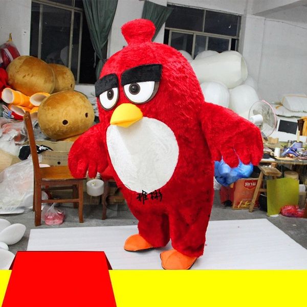 mascot costumes crazy red bird mascot chuck mascot costume size for birthday party halloween carnival, Red;yellow
mascot costumes crazy red bird mascot chuck mascot costume size for birthday party halloween carnival, Red;yellow