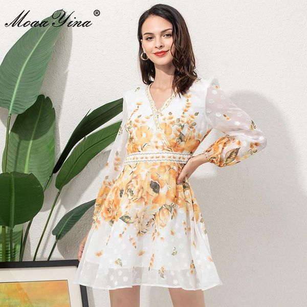 casual dresses moaayina fashion designer summer short dress women's v-neck lantern sleeve floral print vintage party mini vestidos, Black;gray
casual dresses moaayina fashion designer summer short dress women's v-neck lantern sleeve floral print vintage party mini vestidos, Black;gray