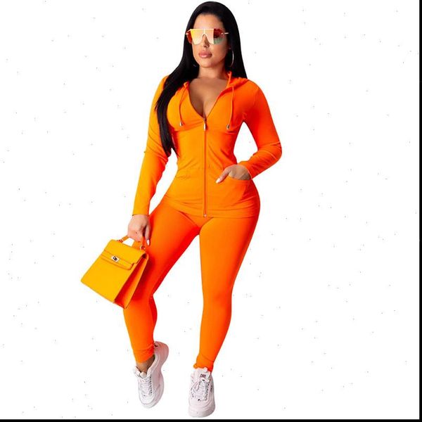 neon green orange two piece women tracksuits sets long sleeve zipper hooded sweatshirt and tight pants female casual sweatsuit, Gray
neon green orange two piece women tracksuits sets long sleeve zipper hooded sweatshirt and tight pants female casual sweatsuit, Gray