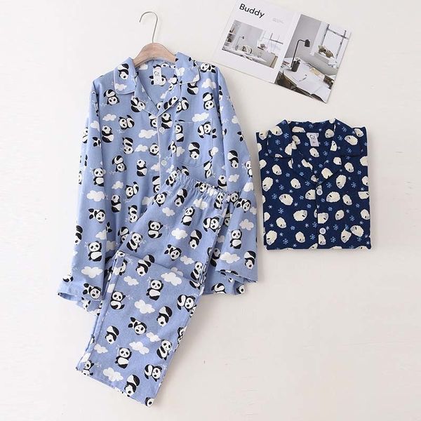 women's sleepwear autumn and winter new men's pajamas set cartoon printed light blue simple style full cotton homewear casual wear, Black;red
women's sleepwear autumn and winter new men's pajamas set cartoon printed light blue simple style full cotton homewear casual wear, Black;red