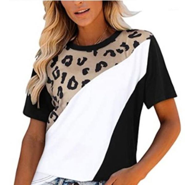 women's t-shirt leopard t shirt casual o-neck plus size 3xl short sleeve soft ladies summer for women 2021 tshirts camisetas mujer, White
women's t-shirt leopard t shirt casual o-neck plus size 3xl short sleeve soft ladies summer for women 2021 tshirts camisetas mujer, White