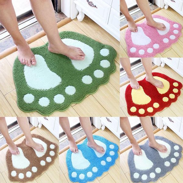 foot print non-slip bathroom mats thick bath room carpet toilet floor protection rugs anti-skid pad door mat
foot print non-slip bathroom mats thick bath room carpet toilet floor protection rugs anti-skid pad door mat