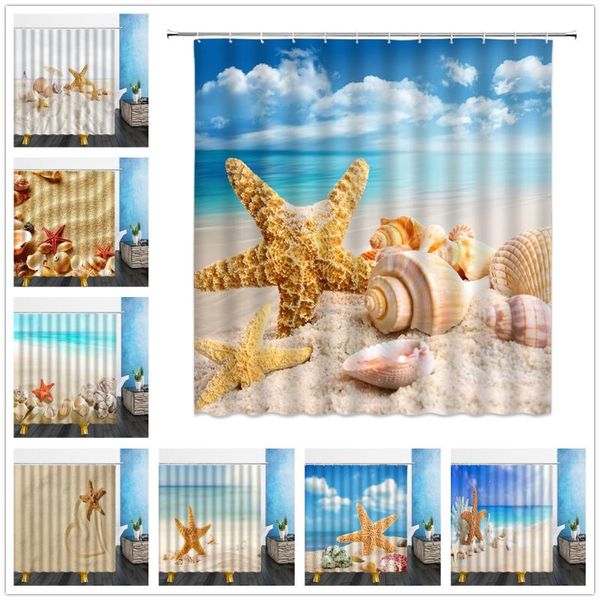 seaside sea beach wave shell shower curtains bathroom home decor curtain waterproof polyester bath with hooks
seaside sea beach wave shell shower curtains bathroom home decor curtain waterproof polyester bath with hooks