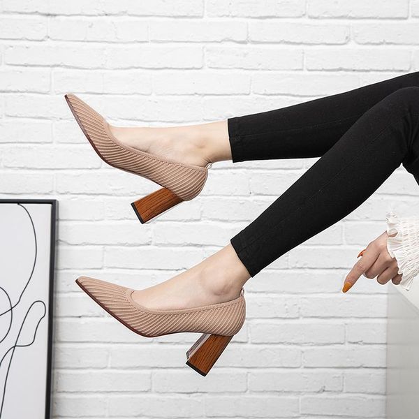 dress shoes summer high-heel women nice mesh breathable high-heels high-quality fabric shallow pointed toe party zapatillas mujer, Black
dress shoes summer high-heel women nice mesh breathable high-heels high-quality fabric shallow pointed toe party zapatillas mujer, Black