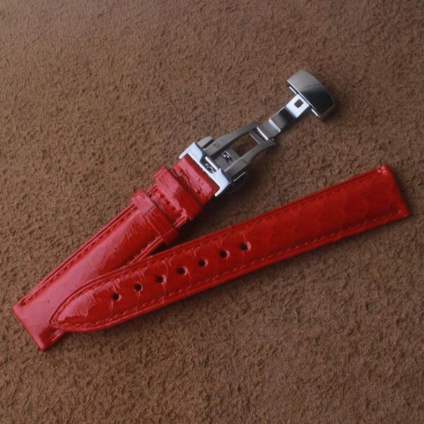 watch bands snake leather watchband strap cowhide bottom watches accessories special red grain wristband for ladys dress hour buckle, Black;brown
watch bands snake leather watchband strap cowhide bottom watches accessories special red grain wristband for ladys dress hour buckle, Black;brown