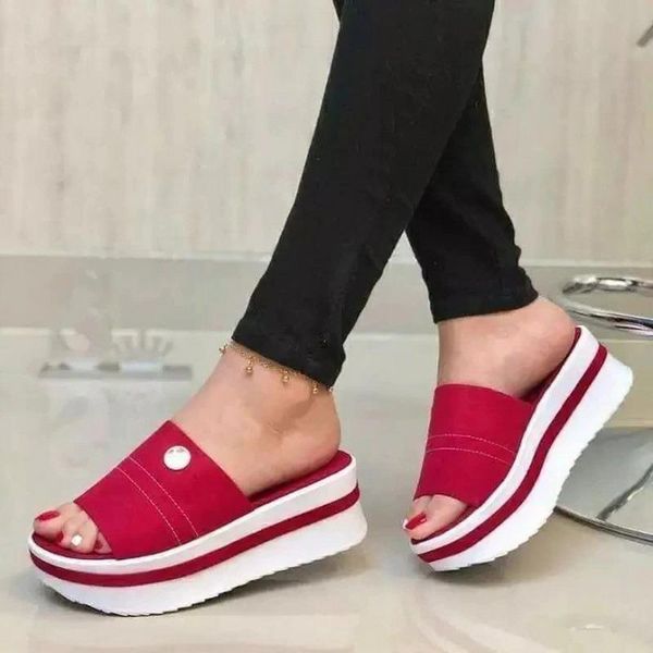 summer sandals women wedges shoes fashion solid thick bottom female outdoor slippers comfortable plus size ladies flops, Black
summer sandals women wedges shoes fashion solid thick bottom female outdoor slippers comfortable plus size ladies flops, Black
