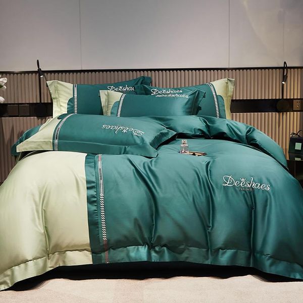 bedding sets 2021 100s long staple cotton double color luxury set designer bed sheet duvet cover 4pcs
bedding sets 2021 100s long staple cotton double color luxury set designer bed sheet duvet cover 4pcs