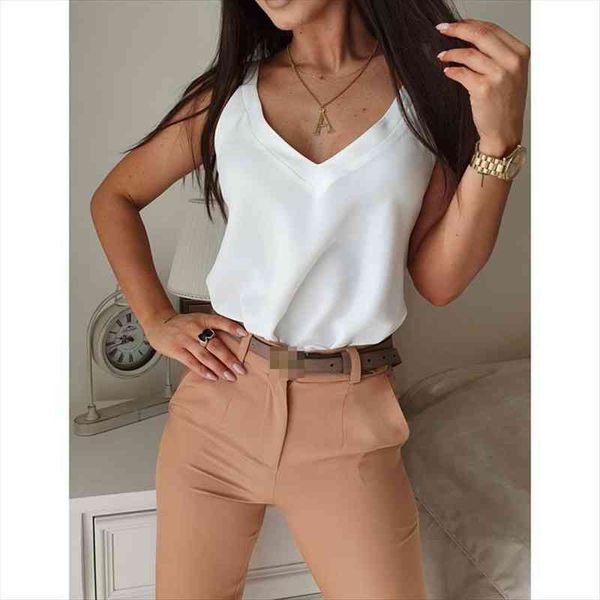 s-2xl summer casual solid white strap shirt women v-neck sleeveless backless loose ladies blusas sj5961v
s-2xl summer casual solid white strap shirt women v-neck sleeveless backless loose ladies blusas sj5961v