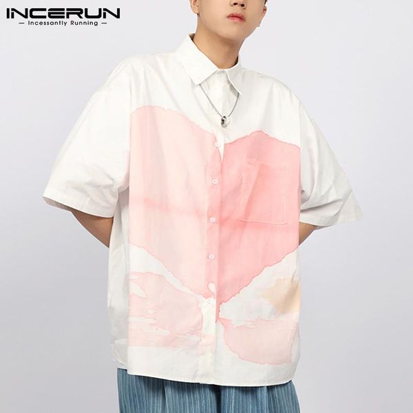 men's casual shirts fashion men shirt tie dye lapel short sleeve summer brand clothing streetwear 2021 button leisure camisas 5xl incer, White;black
men's casual shirts fashion men shirt tie dye lapel short sleeve summer brand clothing streetwear 2021 button leisure camisas 5xl incer, White;black