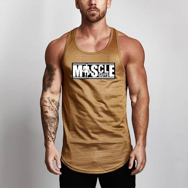 summer singlets mens tank shirt,bodybuilding equipment fitness mesh stringer brand clothes, White;black
summer singlets mens tank shirt,bodybuilding equipment fitness mesh stringer brand clothes, White;black