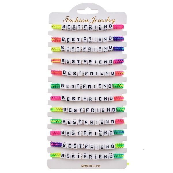souvenirs woven bracelet fashion acrylic english letter riend adjustable rope
souvenirs woven bracelet fashion acrylic english letter riend adjustable rope