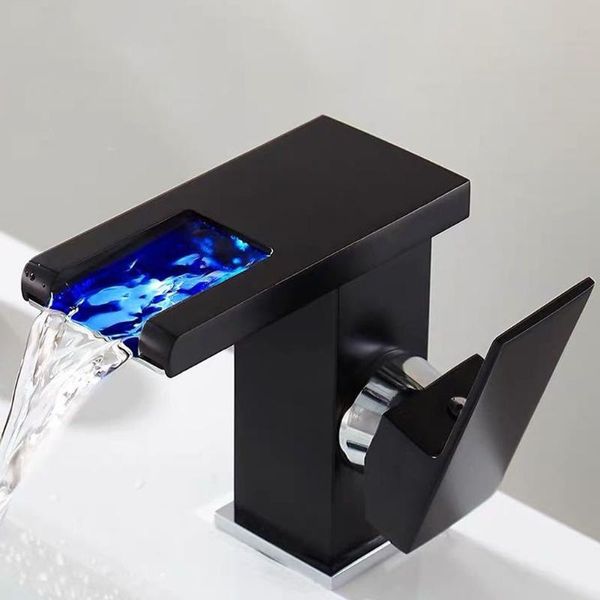 waterfall kitchen bathroom basin sink taps faucet temperature color change faucets
waterfall kitchen bathroom basin sink taps faucet temperature color change faucets