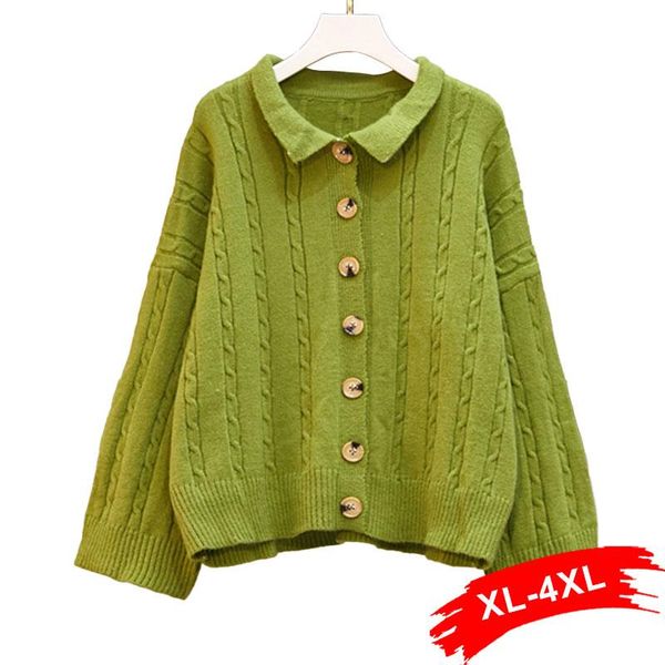 women's knits & tees peter plus pan size collar twist sweater cardigan 5xl autumn spring long sleeve warm girl twisted crochet knitted, White
women's knits & tees peter plus pan size collar twist sweater cardigan 5xl autumn spring long sleeve warm girl twisted crochet knitted, White