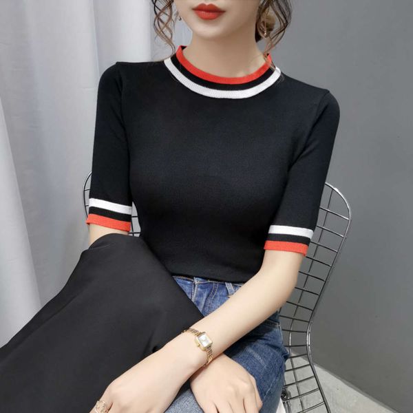 women's sweaters tees sweater ice silk knitted short sleeve t-shirt for women's summer wear ozcb wzcy, White;black
women's sweaters tees sweater ice silk knitted short sleeve t-shirt for women's summer wear ozcb wzcy, White;black