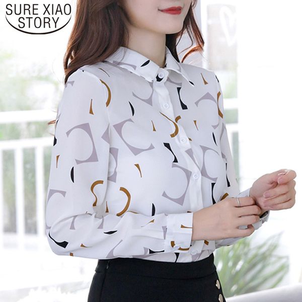autumn long sleeve chiffon women shirts print temperament korean button blouses slim fashion 6747 50 210510, White
autumn long sleeve chiffon women shirts print temperament korean button blouses slim fashion 6747 50 210510, White