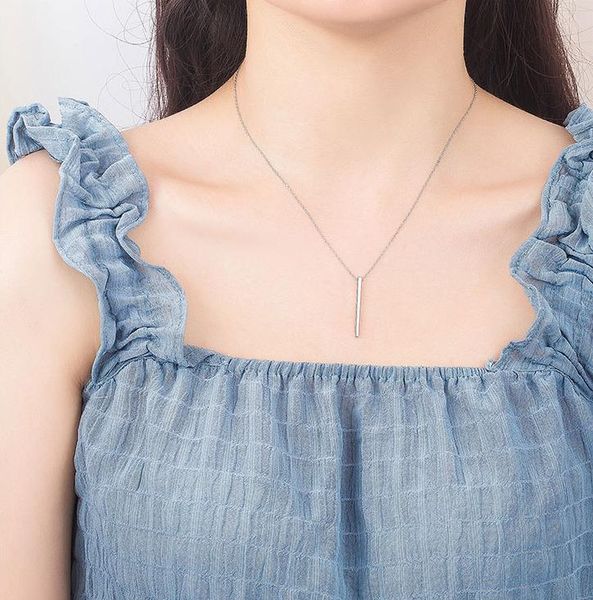 pendant necklaces 2021 men necklace stainless steel women simple long chain rectangular statement couples choker, Silver
pendant necklaces 2021 men necklace stainless steel women simple long chain rectangular statement couples choker, Silver