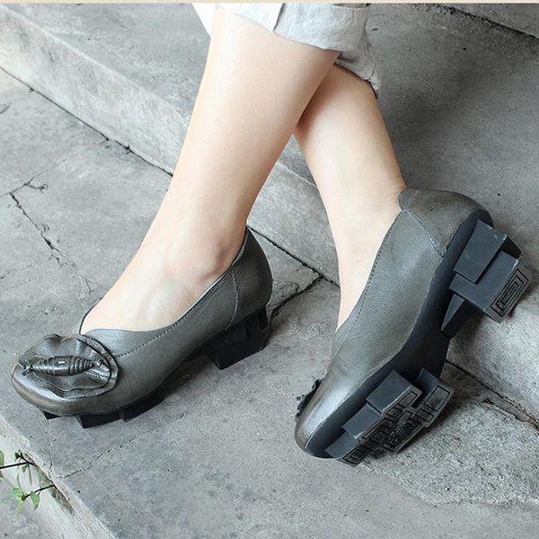 xiangban 2021 leather women's shoes shallow high heels platform female slip on handmade vintage flower grey dress, Black
xiangban 2021 leather women's shoes shallow high heels platform female slip on handmade vintage flower grey dress, Black