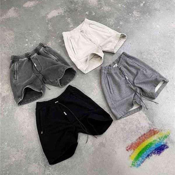 men's shorts heavy fabric represent men women 1:1 zipper pocket breeches 0mjo, White;black