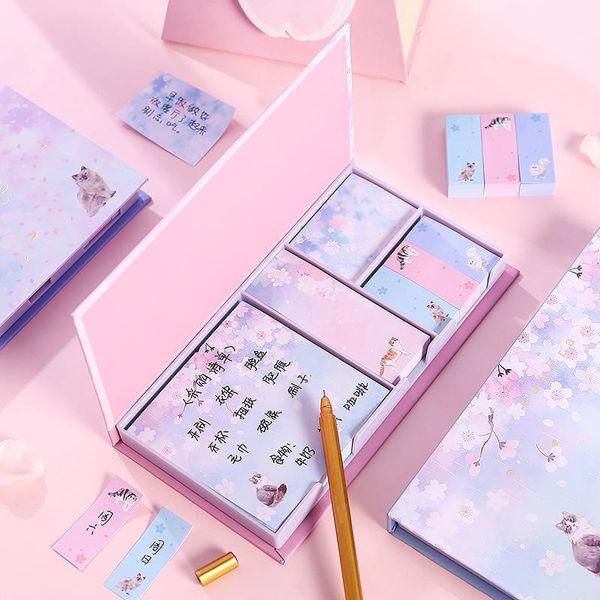 gift wrap notes bookmark gilded sticky note 4 pad self-stick 80 sheet/pad for school office family us
gift wrap notes bookmark gilded sticky note 4 pad self-stick 80 sheet/pad for school office family us