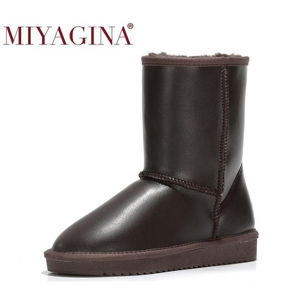 boots miyagina fashion women snow 100% genuine leather natural fur warm wool winter shoes, Black
boots miyagina fashion women snow 100% genuine leather natural fur warm wool winter shoes, Black