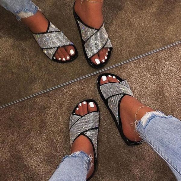 slippers 2021 fashion women's flip flops flat diamond summer sandals outdoor rhinestones black gold plus size
slippers 2021 fashion women's flip flops flat diamond summer sandals outdoor rhinestones black gold plus size
