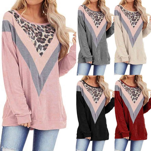 fashion t-shirts 2021 new women's loose irregular printing splicing long sleeve 5 colors, White
fashion t-shirts 2021 new women's loose irregular printing splicing long sleeve 5 colors, White