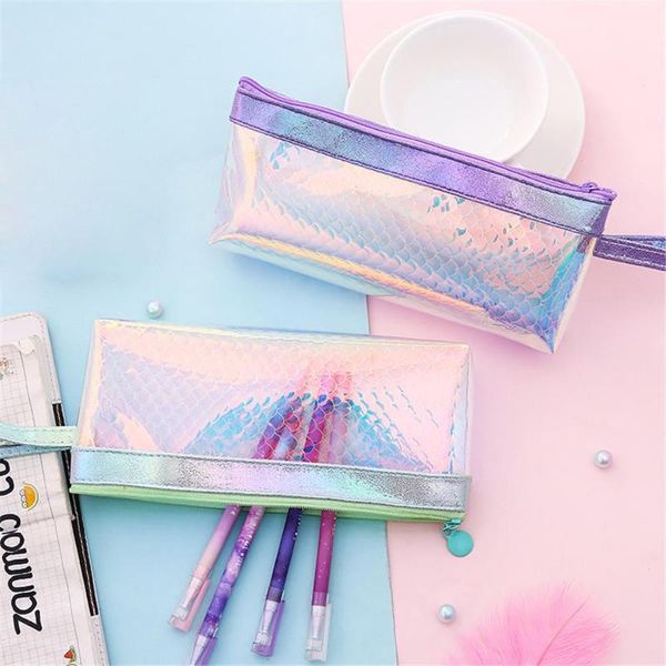 cute fish scales pencil case bag portable student stationery creative waterproof bags
cute fish scales pencil case bag portable student stationery creative waterproof bags