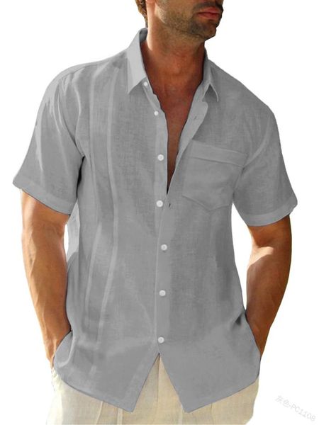 men's casual shirts men shirt solid color youth business lapel single-breasted pocket decorative linen fit summer short-sleeved, White;black
men's casual shirts men shirt solid color youth business lapel single-breasted pocket decorative linen fit summer short-sleeved, White;black