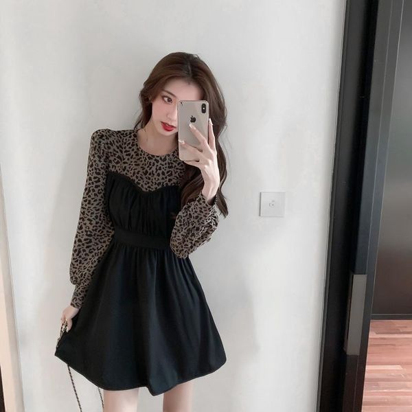 casual dresses coigarsam women dress autumn 2022 high waist yellow blue leopard grain robe vestidos, Black;gray
casual dresses coigarsam women dress autumn 2022 high waist yellow blue leopard grain robe vestidos, Black;gray