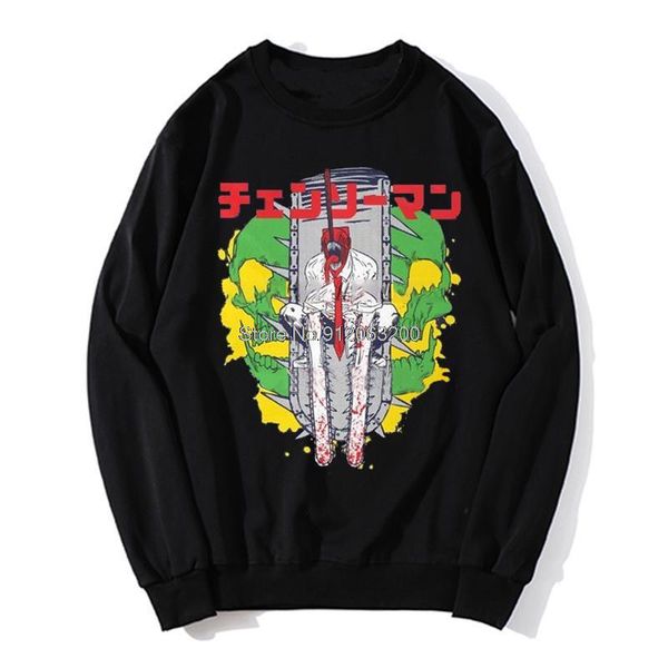 men's hoodies & sweatshirts tvoe chainsaw man warrior denji graphic hoodie fashion men o-neck fleece sweater sweatshirt harajuku street, Black 
men's hoodies & sweatshirts tvoe chainsaw man warrior denji graphic hoodie fashion men o-neck fleece sweater sweatshirt harajuku street, Black