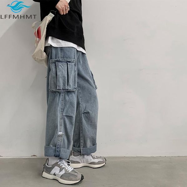 autumn men blue denim baggy safari style loose wide leg pants korean vintage ins cowboy fashion hip hop streetwear jeans men's
autumn men blue denim baggy safari style loose wide leg pants korean vintage ins cowboy fashion hip hop streetwear jeans men's