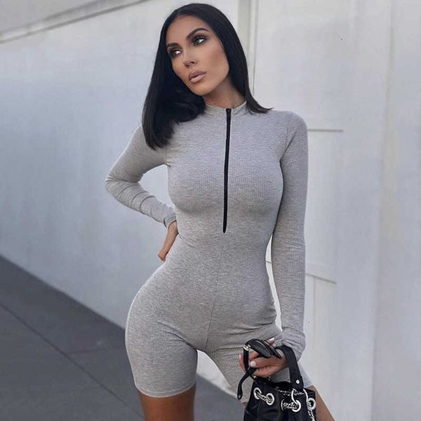 women's jumpsuits & rompers skinny long sleeve fashion zipper stand collar solid knitting street style women clo e0rq, Black;white
women's jumpsuits & rompers skinny long sleeve fashion zipper stand collar solid knitting street style women clo e0rq, Black;white