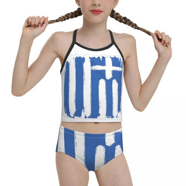 women's swimwear proud swimsuit for children young girls print greek flag greece growing up biquini 2021 wholesale girl swimming suit, White;black
women's swimwear proud swimsuit for children young girls print greek flag greece growing up biquini 2021 wholesale girl swimming suit, White;black