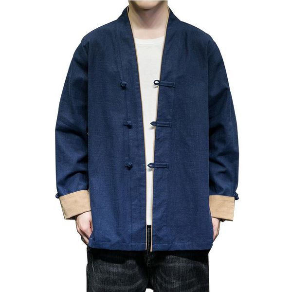 men's trench coats chinese style hanfu japanese cardigan coat loose kimono men outerwear jacket -5xl, Tan;black
men's trench coats chinese style hanfu japanese cardigan coat loose kimono men outerwear jacket -5xl, Tan;black