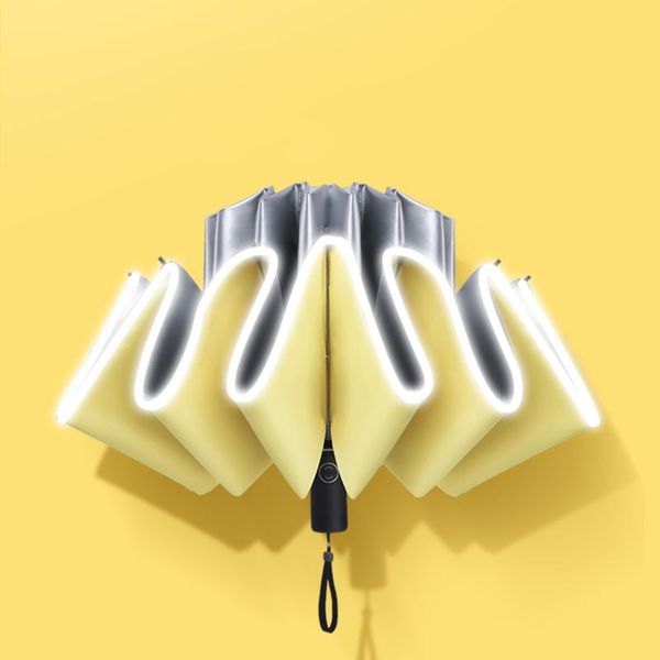 umbrellas automatic reverse umbrella aluminum alloy 10 bones strong large 3-folding with luminous reflective strip rain women
umbrellas automatic reverse umbrella aluminum alloy 10 bones strong large 3-folding with luminous reflective strip rain women