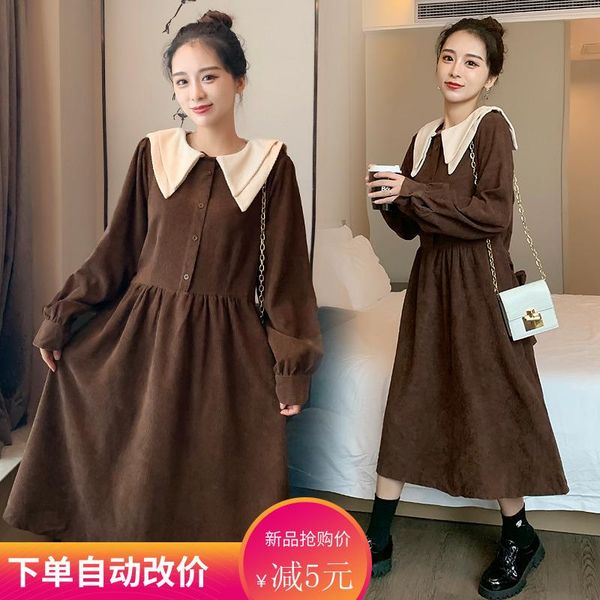bras women fall clothing fashion doll brought big yards loose corduroy dresses out mother lactation skirt autumn dress, Red;black
bras women fall clothing fashion doll brought big yards loose corduroy dresses out mother lactation skirt autumn dress, Red;black