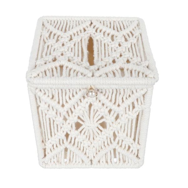 gift wrap 1pc practical household cotton rope tissue storage box for bedroom (beige)
gift wrap 1pc practical household cotton rope tissue storage box for bedroom (beige)