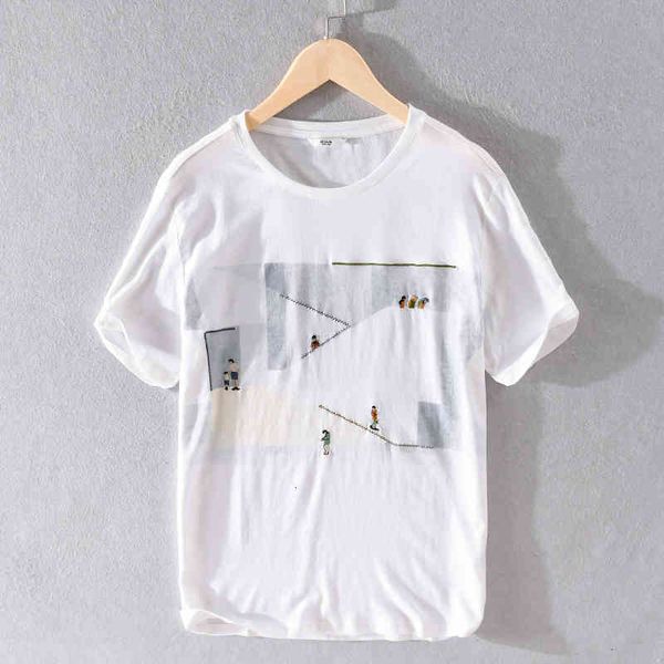 men's t-shirts summer trend linen t-shirt brand comfortable white t shirts for men embroidery round neck tshirt mens chemise camiseta 6, White;black
men's t-shirts summer trend linen t-shirt brand comfortable white t shirts for men embroidery round neck tshirt mens chemise camiseta 6, White;black
