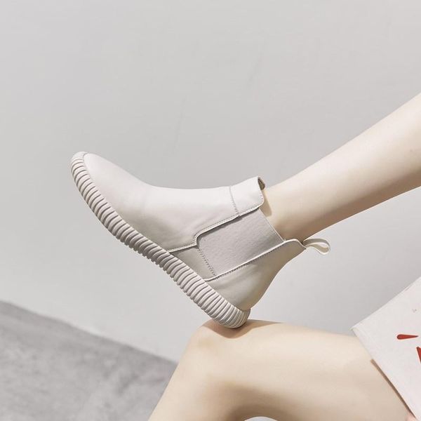 boots size 35-40 elastic band soft genuine leather comfortable female student shoes pure white black fashion women heel 2cm
boots size 35-40 elastic band soft genuine leather comfortable female student shoes pure white black fashion women heel 2cm