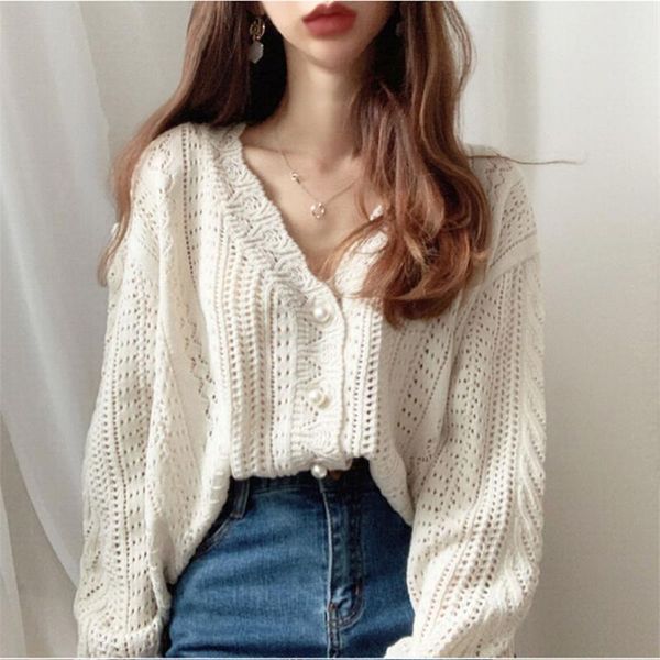 women's knits & tees spring summer hollow knit cardigan women thin section sun protection shawl shirt jacket knitted sweater ladies y70, White
women's knits & tees spring summer hollow knit cardigan women thin section sun protection shawl shirt jacket knitted sweater ladies y70, White
