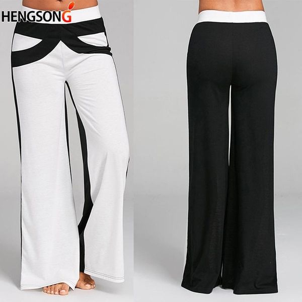 women's pants & capris wide leg patchwork color block loose straight trousers long women jogger fashion casual, Black;white
women's pants & capris wide leg patchwork color block loose straight trousers long women jogger fashion casual, Black;white