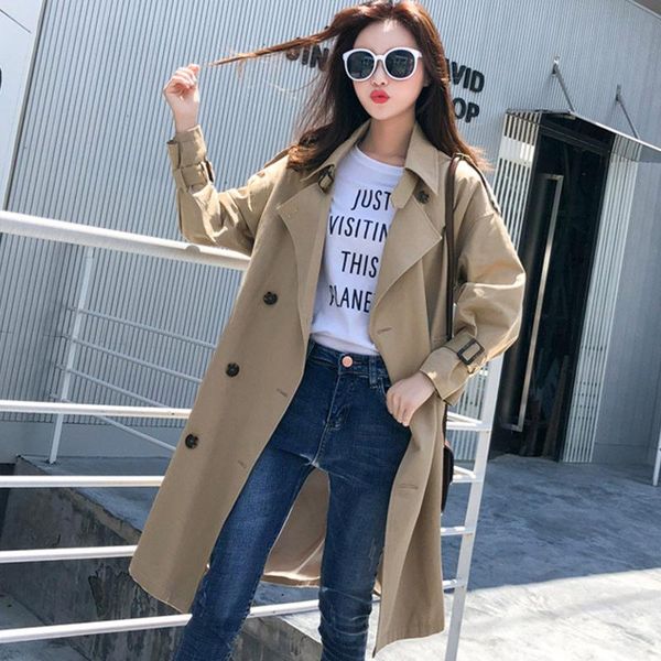 women's trench coats slim personality long sleeve turn-down collar windbreaker wild trend simple 2021 autumn fashion double-breasted co, Tan;black
women's trench coats slim personality long sleeve turn-down collar windbreaker wild trend simple 2021 autumn fashion double-breasted co, Tan;black