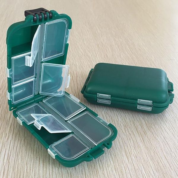fishing accessories 10 compartments mini tackle box fish lures hooks baits plastic storage holder square case pesca
fishing accessories 10 compartments mini tackle box fish lures hooks baits plastic storage holder square case pesca