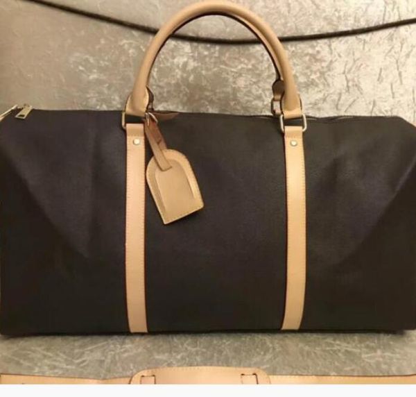 high-quality 55cm large capacity female travel bag men's one-shoulder duffel bag carry-on luggage keep bottom with lock backpack rivets
high-quality 55cm large capacity female travel bag men's one-shoulder duffel bag carry-on luggage keep bottom with lock backpack rivets
