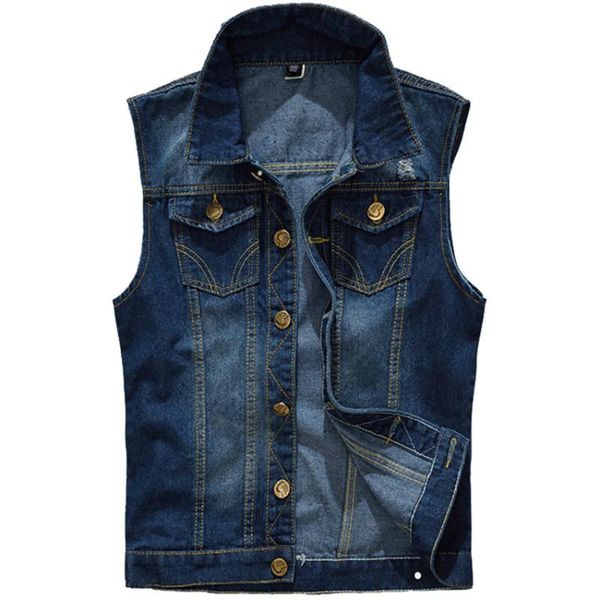 men's vests nice fit male jacket cowboy denim vest sleeveless casual waistcoat jean coat ripped slim 4xl, Black;white
men's vests nice fit male jacket cowboy denim vest sleeveless casual waistcoat jean coat ripped slim 4xl, Black;white