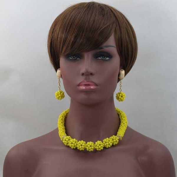 earrings & necklace charming yellow crystal bridal jewelry sets marvelous costume wedding set wholesale hx300, Silver
earrings & necklace charming yellow crystal bridal jewelry sets marvelous costume wedding set wholesale hx300, Silver