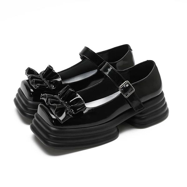 dress shoes vintage womens platform loafers chunky female footwear oxfords clogs soft casual woman korean style bowtie goth y2k, Black
dress shoes vintage womens platform loafers chunky female footwear oxfords clogs soft casual woman korean style bowtie goth y2k, Black