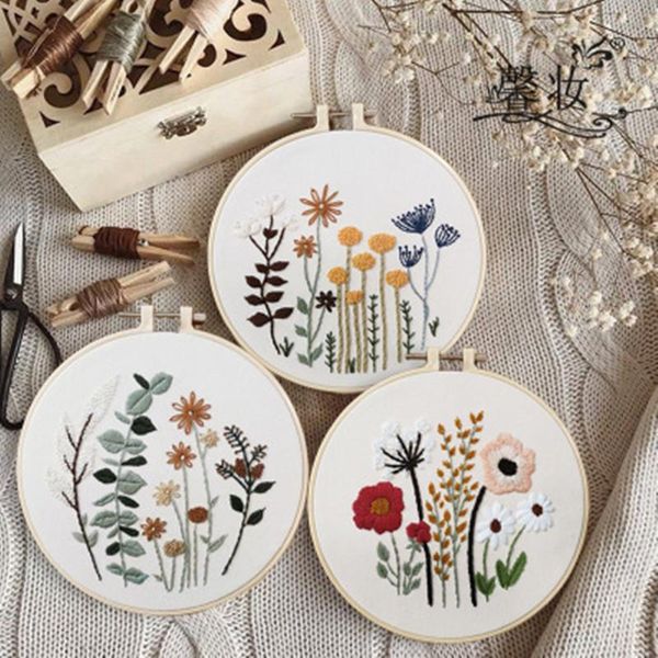 beginner diy stamped embroidery starter kit colorful flowers plants pattern cloth threads tools decor artwork other arts and crafts
beginner diy stamped embroidery starter kit colorful flowers plants pattern cloth threads tools decor artwork other arts and crafts