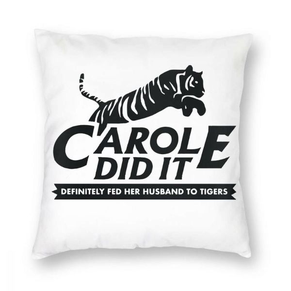 carole did it throw pillow cover cushions for sofa tiger king joe exotic animal lovers custom pillowcase cushion/decorative
carole did it throw pillow cover cushions for sofa tiger king joe exotic animal lovers custom pillowcase cushion/decorative