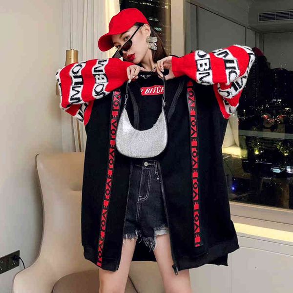 hoodies hooded sweater autumn and winter ins plus velvet thick coat women loose korean fashion all-match trend, Black
hoodies hooded sweater autumn and winter ins plus velvet thick coat women loose korean fashion all-match trend, Black